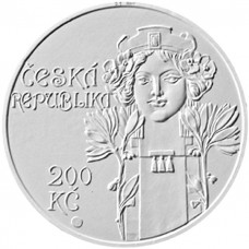 Stříbrná pamětní mince 200 Kč Obecní dům